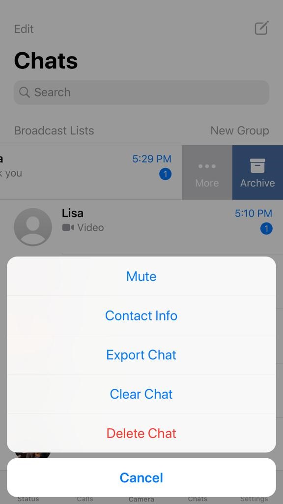 how long to mute a contact
